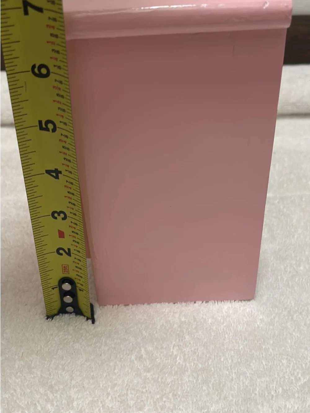 Pink Wooden 2-Drawer Jewelry Chest
